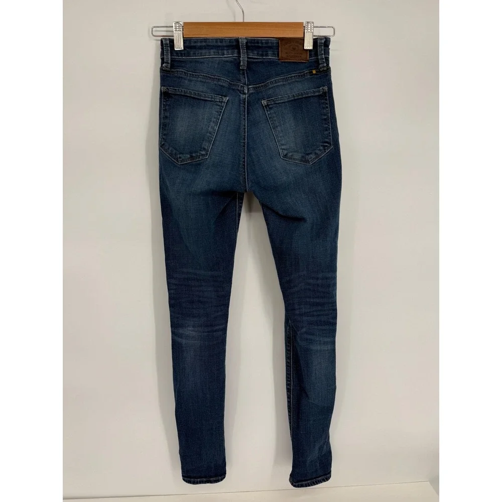 Lucky Brand Bridgette Skinny Jeans Womens Sz 0/25 Dark Wash High Rise Stretch